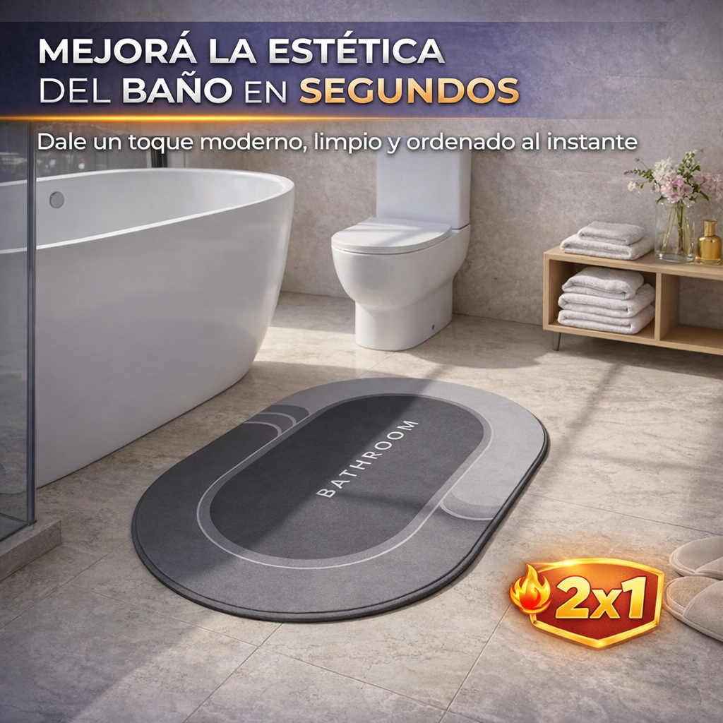 Alfombra moderna absorbente